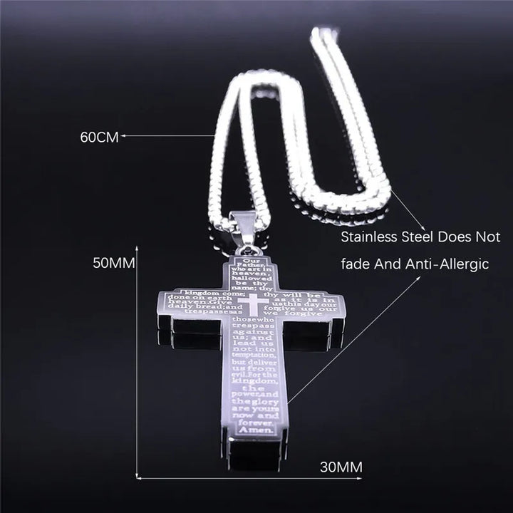 Pendant Necklace for Men Religious