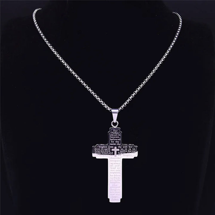 Pendant Necklace for Men Religious