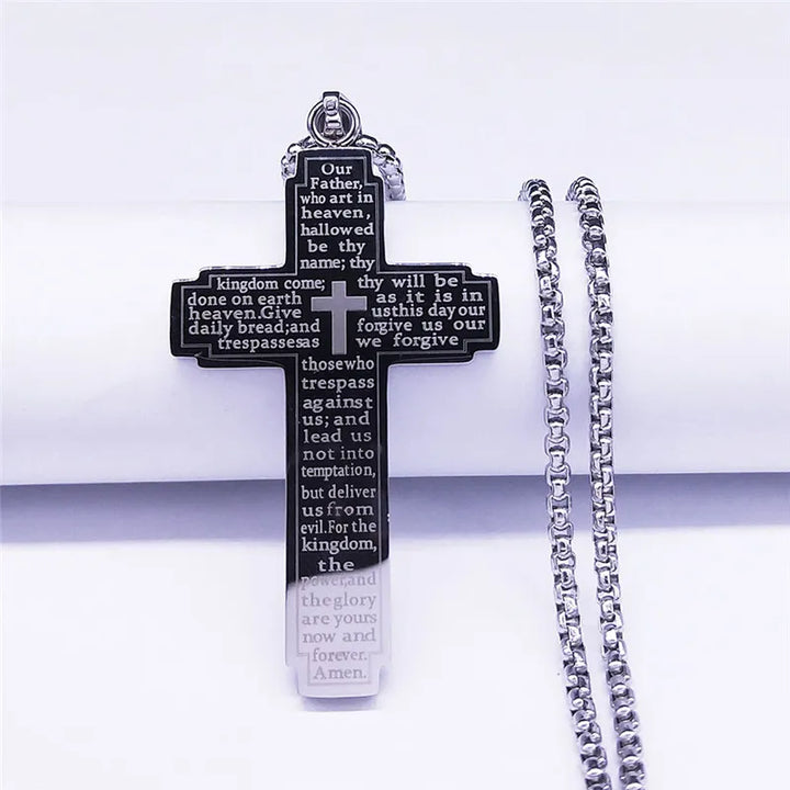 Pendant Necklace for Men Religious