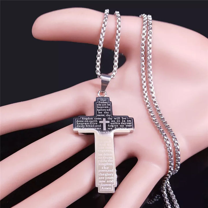 Pendant Necklace for Men Religious