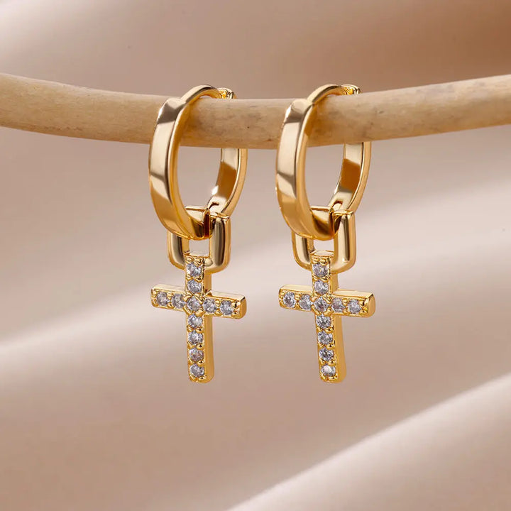 Cross Earrings