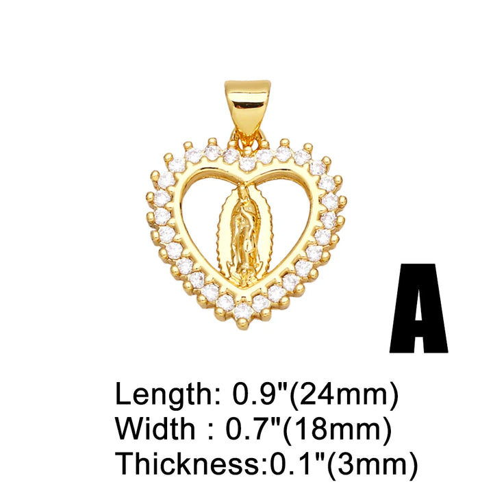 Virgin Mary Pendant for Necklace