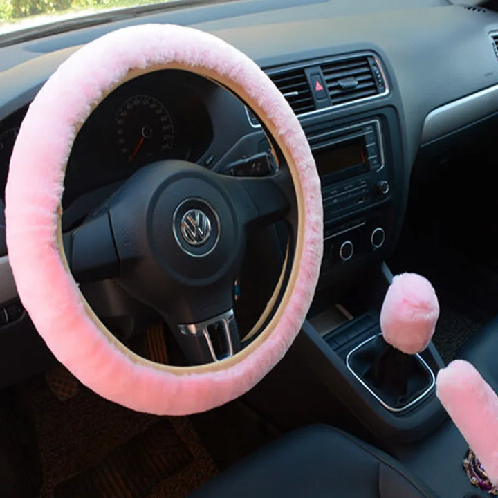 Car Steering Wheel Cover Gearshift Handbrake