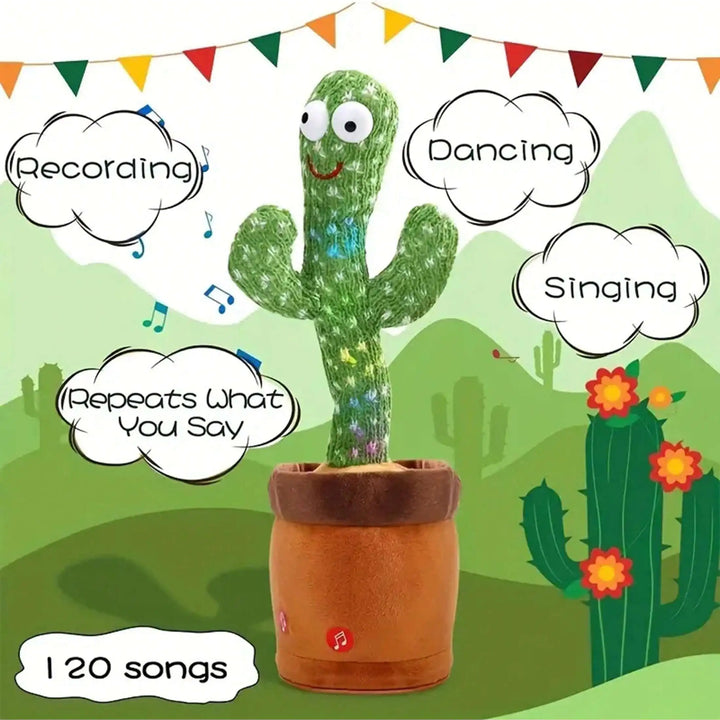 1pc-Dancing Talking Cactus Toys