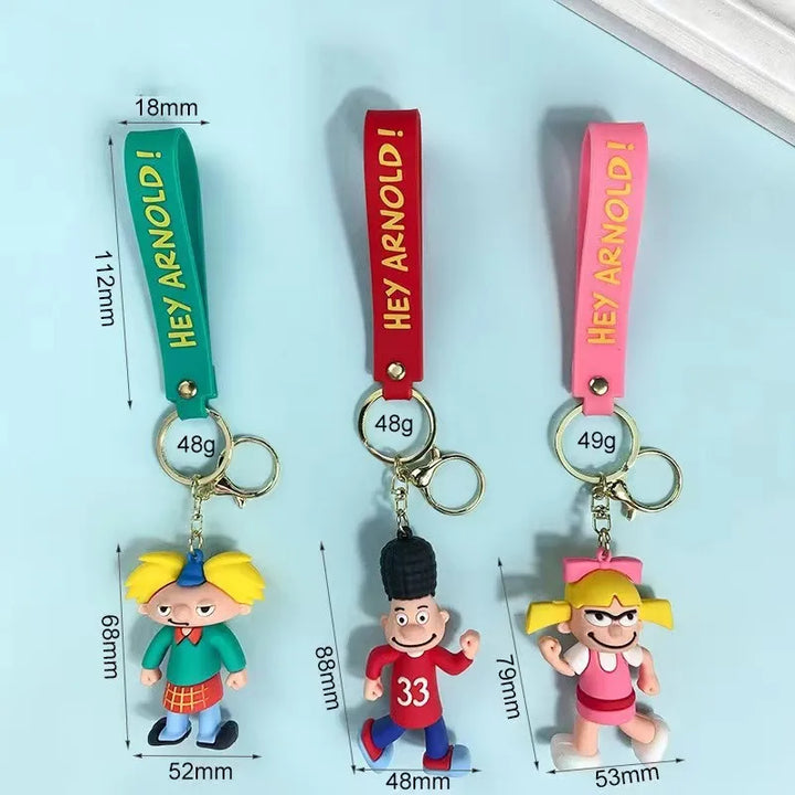 Hey Arnold Figure Keychain