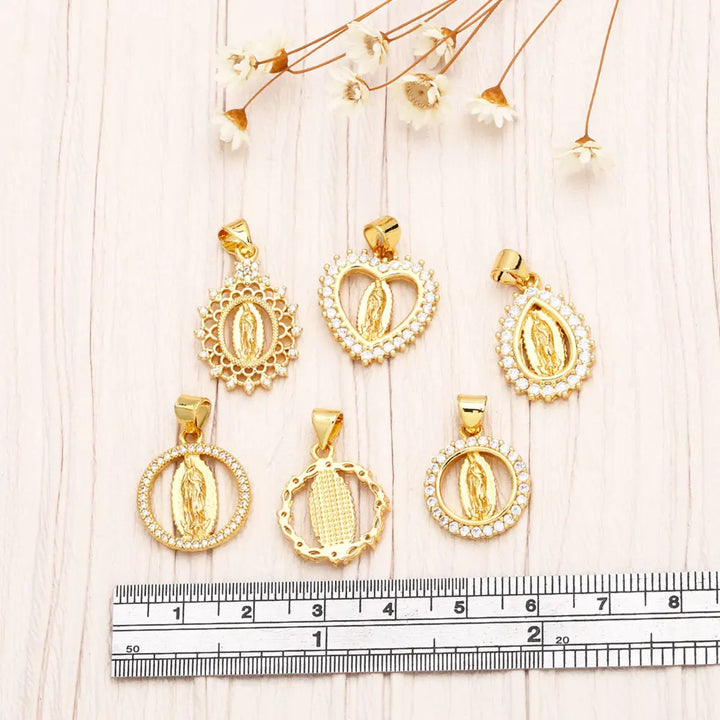 Virgin Mary Pendant for Necklace
