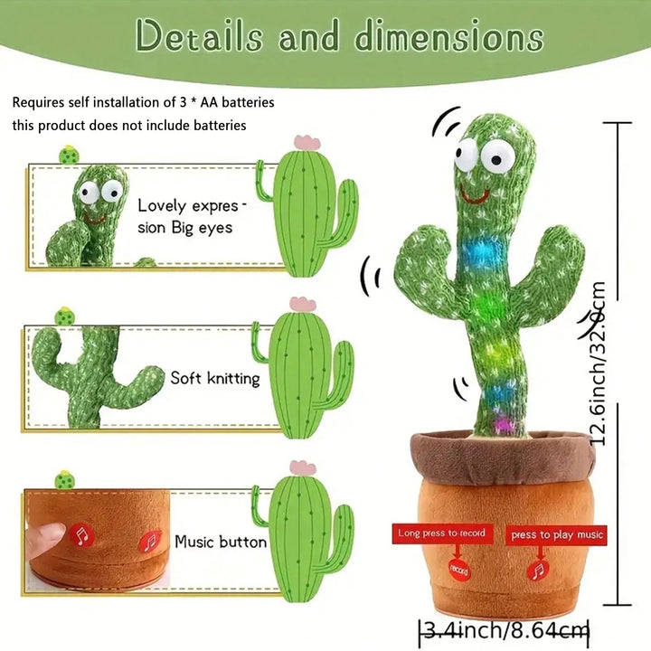 1pc-Dancing Talking Cactus Toys