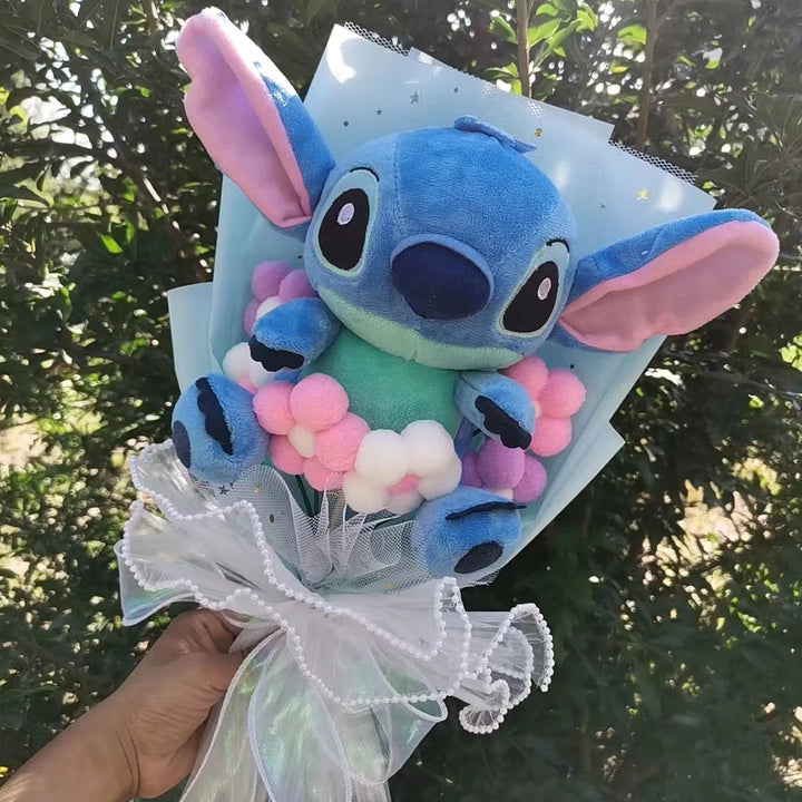 Bouquet Cartoon Lovely Lilo and Stitch  Valentine's Day