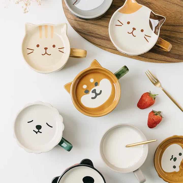 Cartoon Cat  Mug