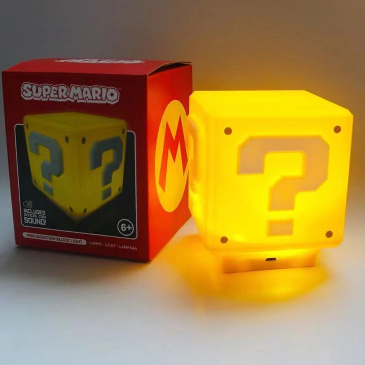 LED Question Mark Night Light Super Mario Bros Games