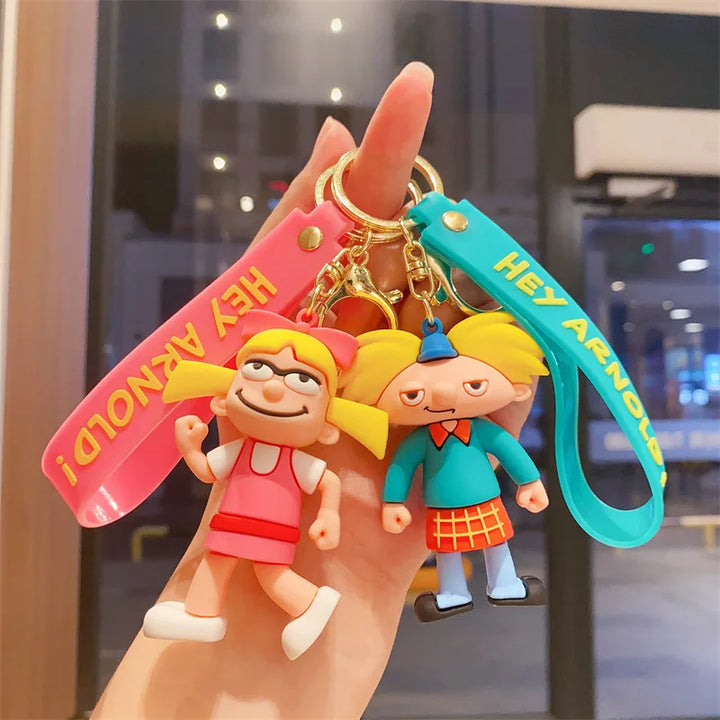 Hey Arnold Figure Keychain