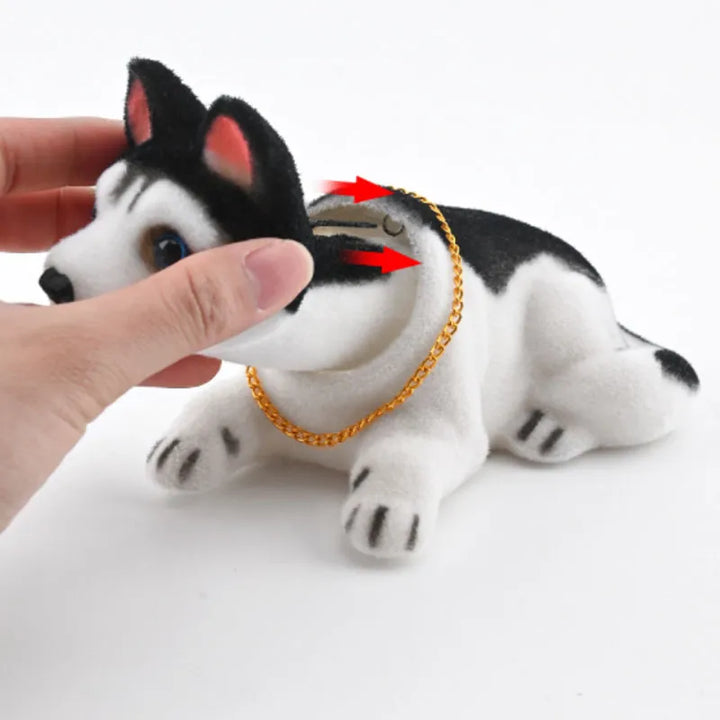 Car Ornaments Doll Husky Beagle