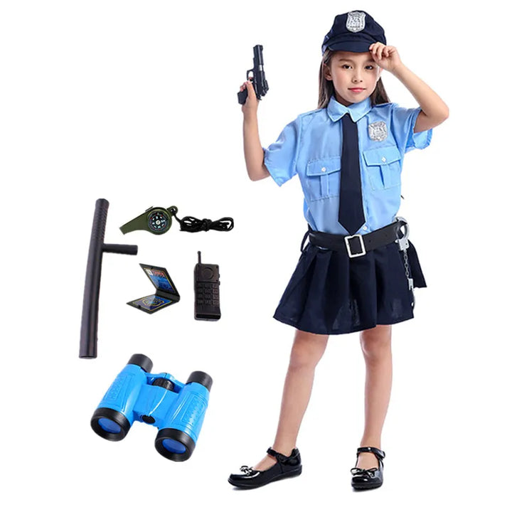 Police Officer Costume for Girl