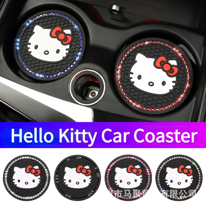 Hello Kitty Car PVC Coasters Multifunctional