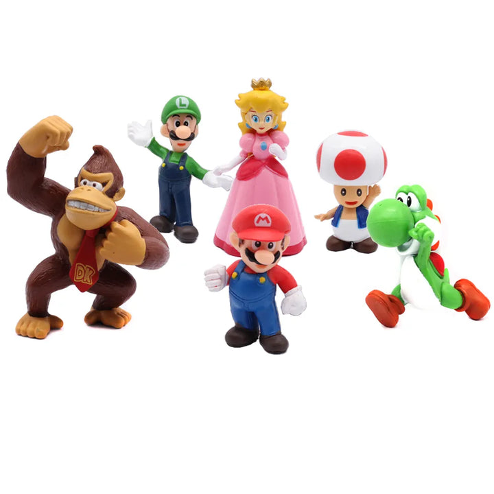 6pcs/set Super Mario Bros