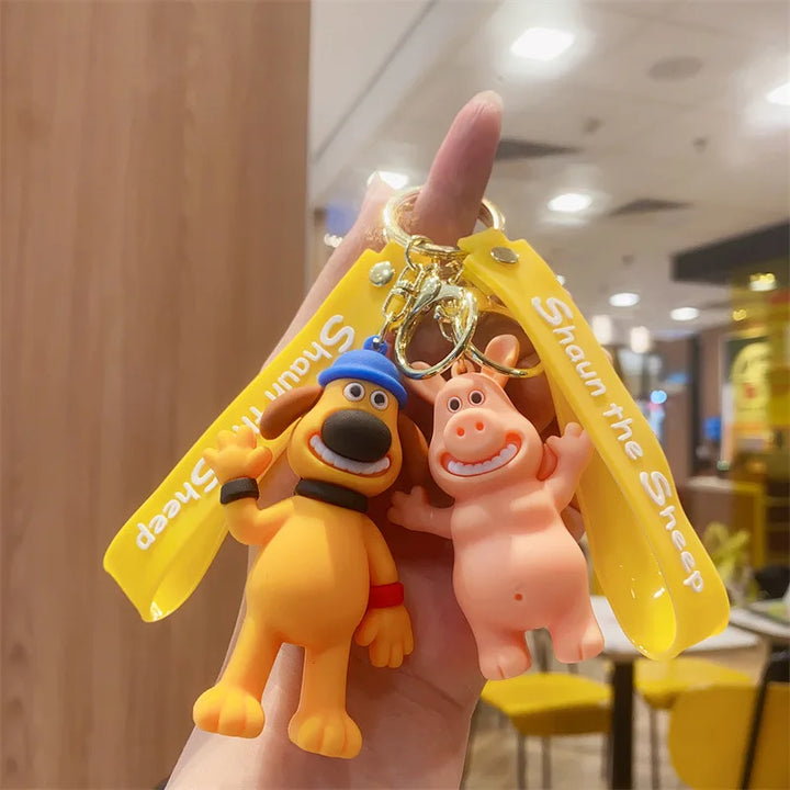 Kawaii Sheep Shaun Keychain