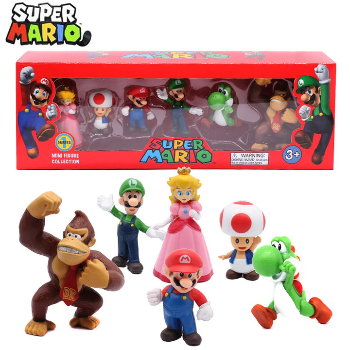 6pcs/set Super Mario Bros