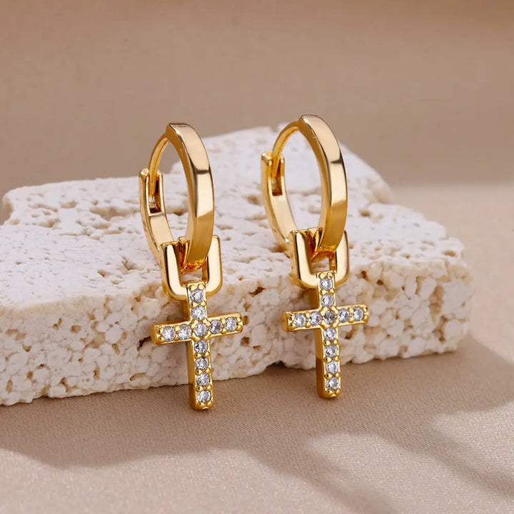 Cross Earrings