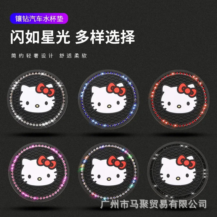 Hello Kitty Car PVC Coasters Multifunctional