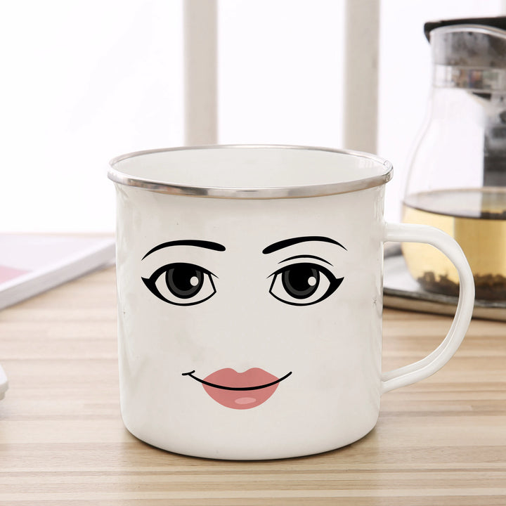 Robloxing Game Inspired Woman Face Mug