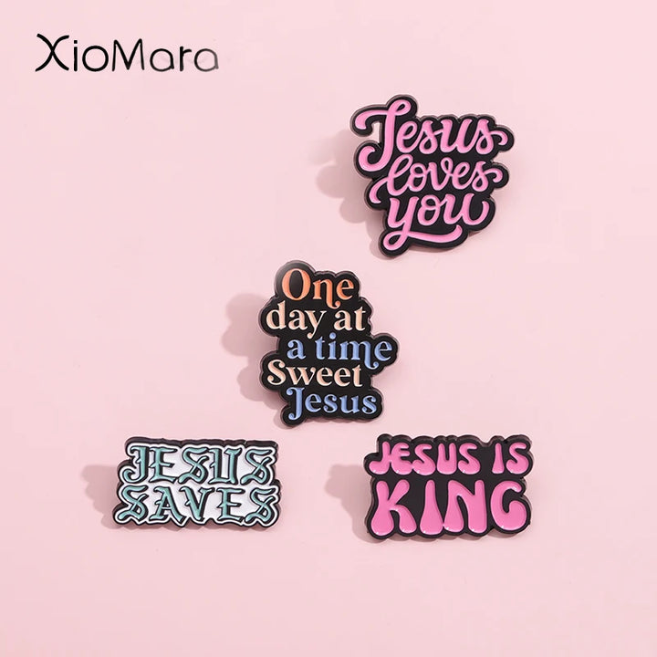 Jesus Pins Brooches