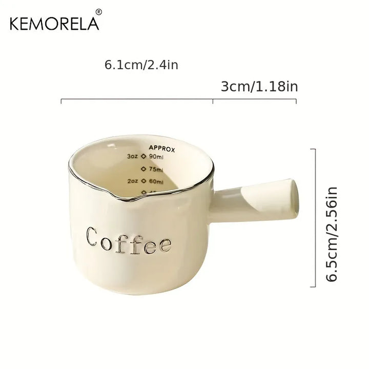 Kemorela 3oz/90ml Ceramic Measuring Cups