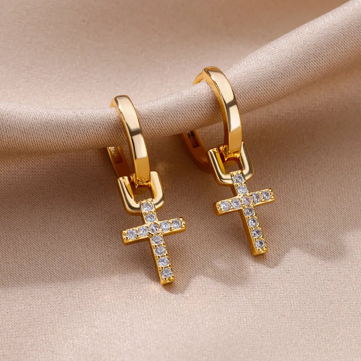 Cross Earrings