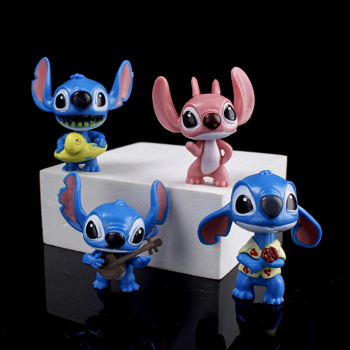 10Pcs/Set Disney Anime Lilo and Stitch