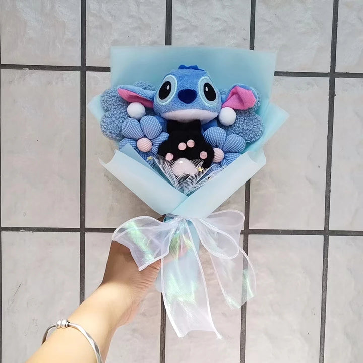 Bouquet Cartoon Lovely Lilo and Stitch  Valentine's Day