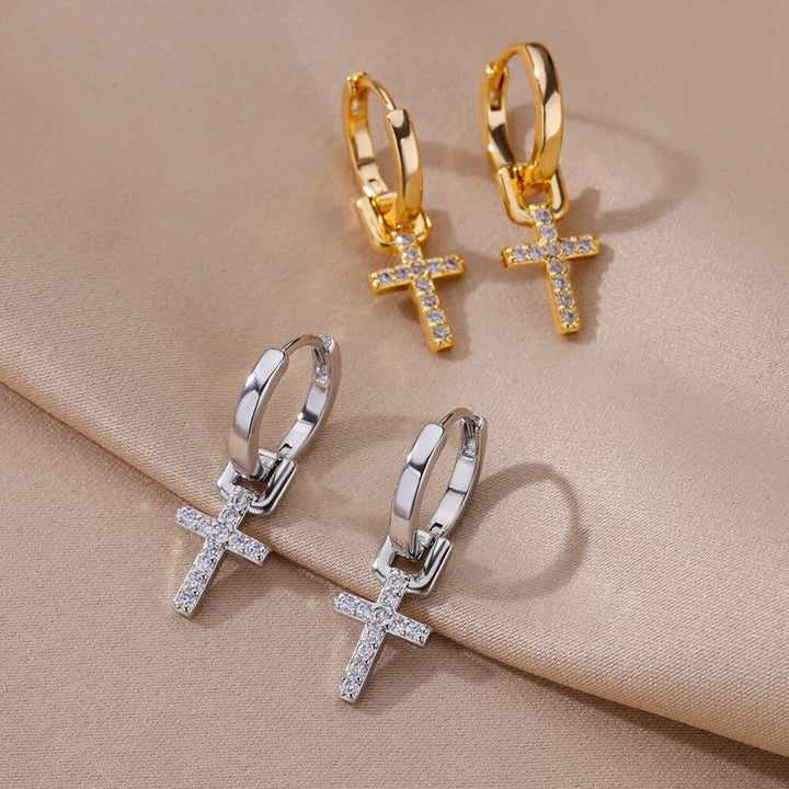 Cross Earrings