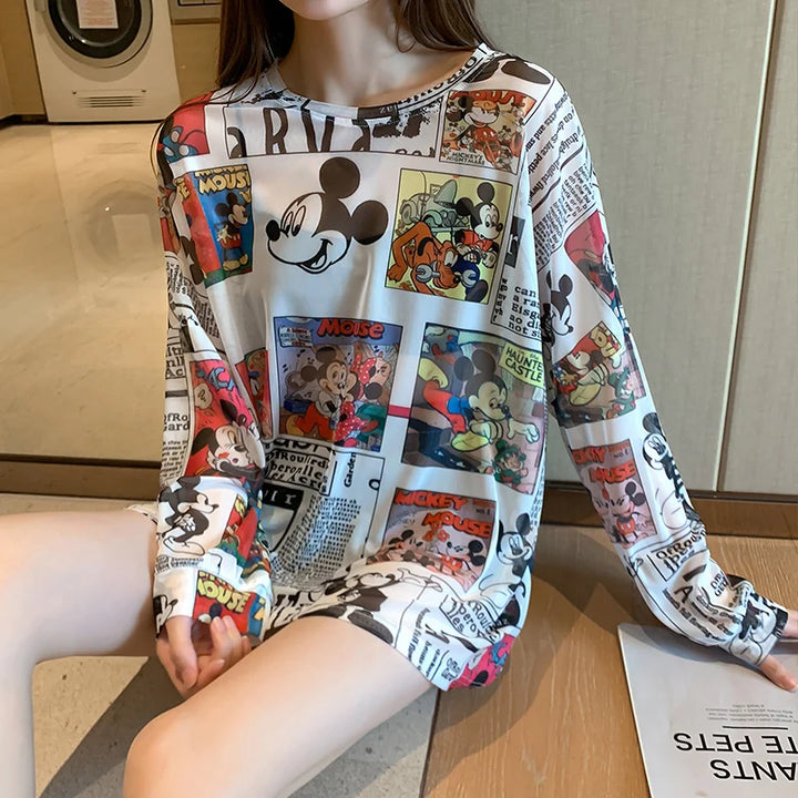 Mickey Mouse Brand Sun Protection Transparent