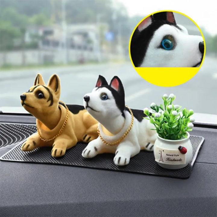 Car Ornaments Doll Husky Beagle