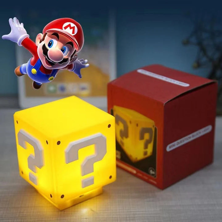 LED Question Mark Night Light Super Mario Bros Games