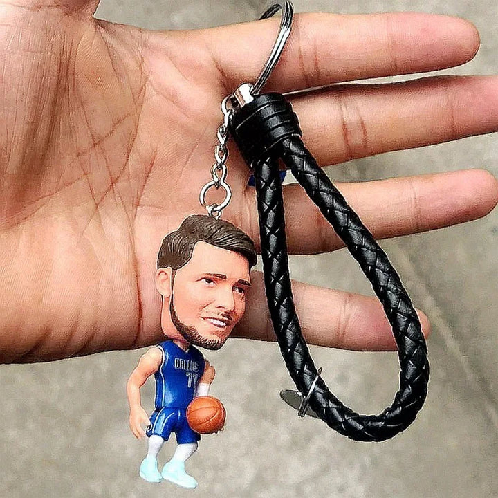 Star Basketball Doll Pendant - Miniature Version Of Your Favorite Athlete