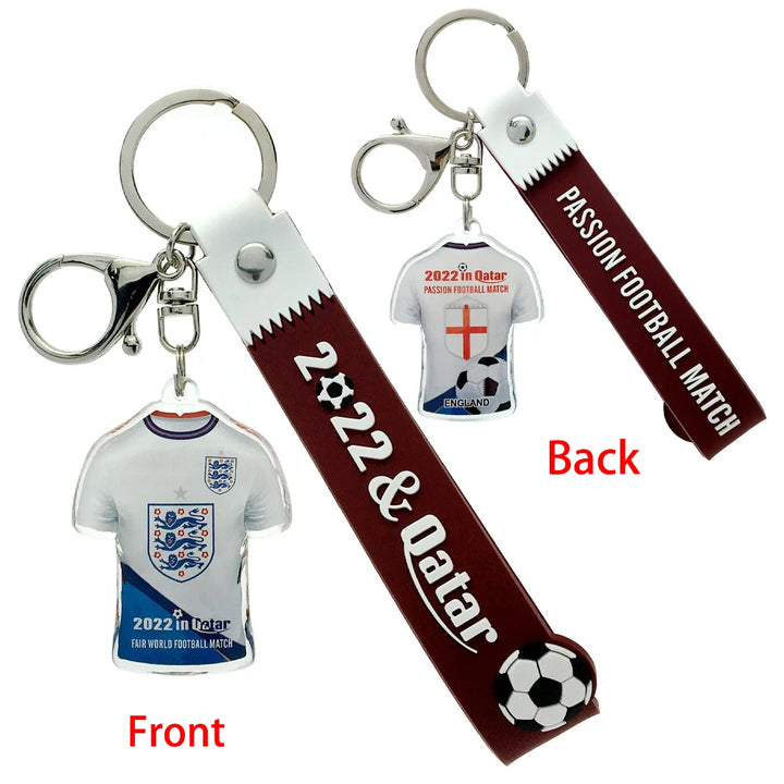 Football Star Keychain Messi Ronaldo Mbappe Neymar Preliminaries Peripheral Car Backpack Keyring Pendant Jewelry Man Women Gifts