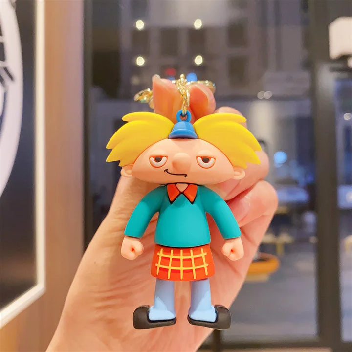 Hey Arnold Figure Keychain