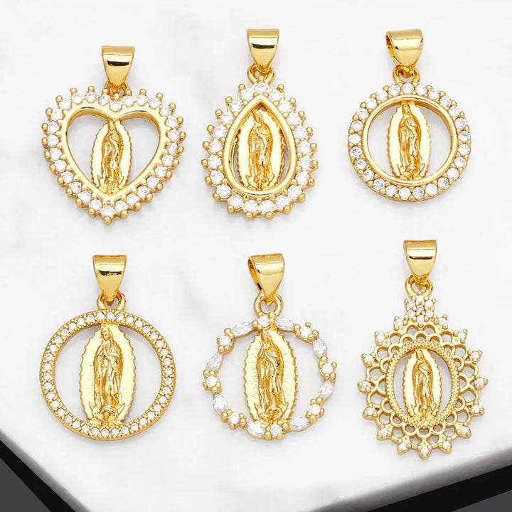 Virgin Mary Pendant for Necklace