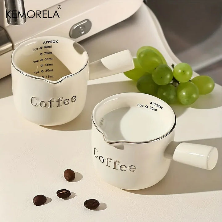 Kemorela 3oz/90ml Ceramic Measuring Cups